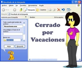 imagen cerrado por vacaciones imagen cerrado por vacaciones